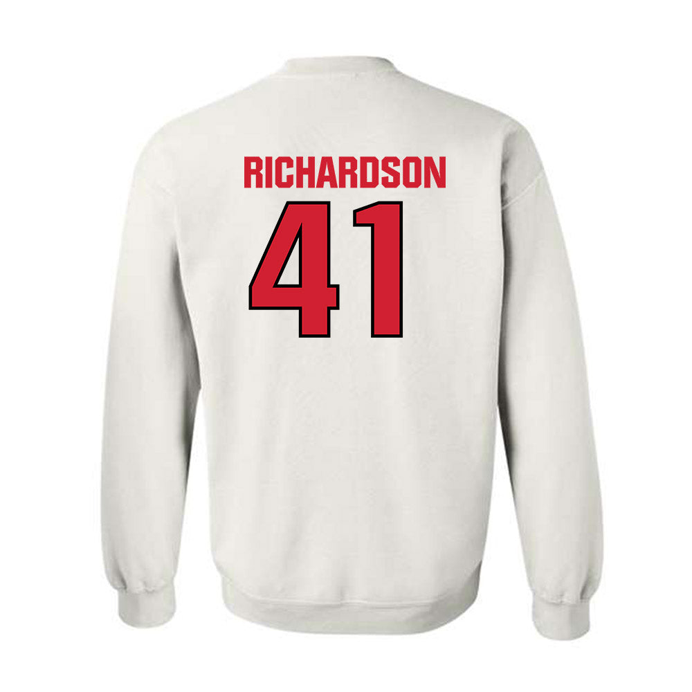 NC State - NCAA Football : AJ Richardson - Classic Shersey Crewneck Sweatshirt-1