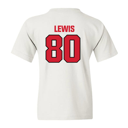 NC State - NCAA Football : Damaad Lewis - Classic Shersey Youth T-Shirt-1