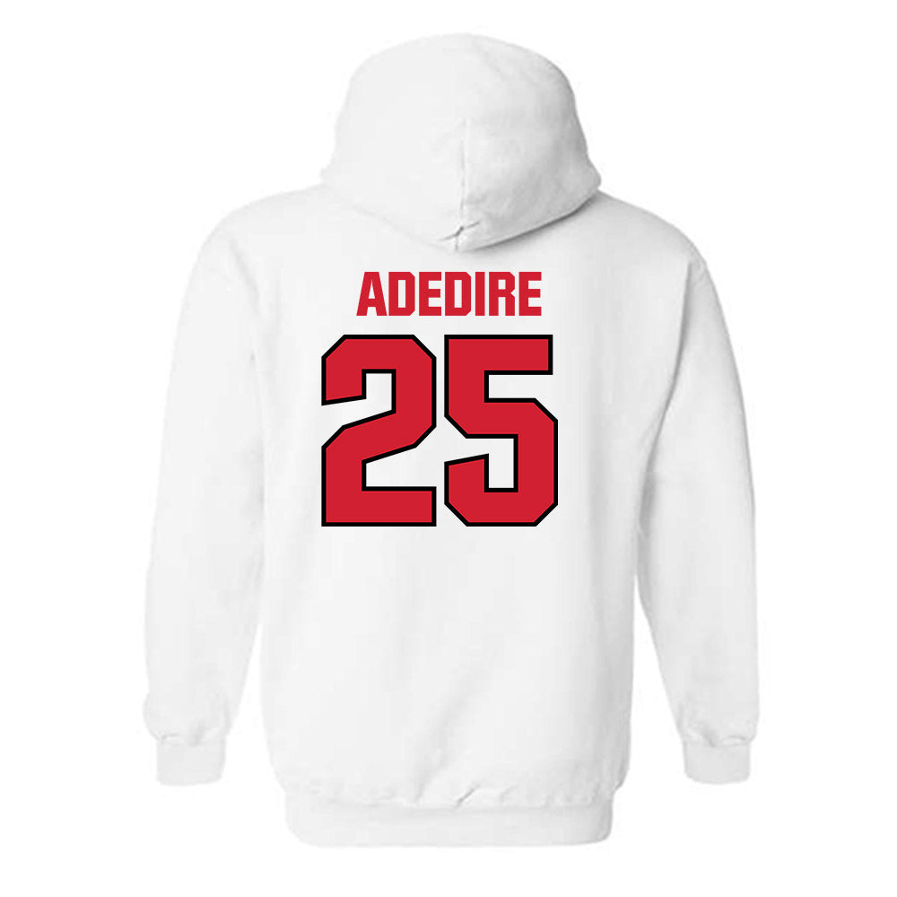 NC State - NCAA Football : Joseph Adedire - Classic Shersey Hooded Sweatshirt-1