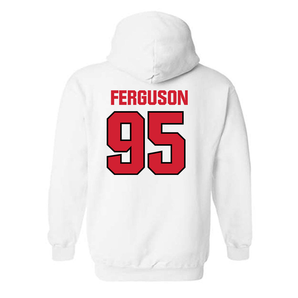 NC State - NCAA Football : Jacquey Ferguson - Classic Shersey Hooded Sweatshirt-1