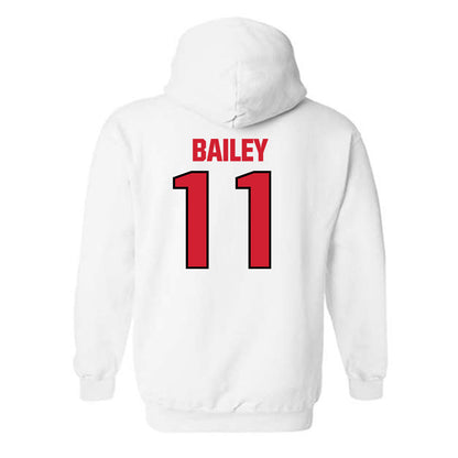 NC State - NCAA Football : CJ Bailey - Classic Shersey Hooded Sweatshirt-1
