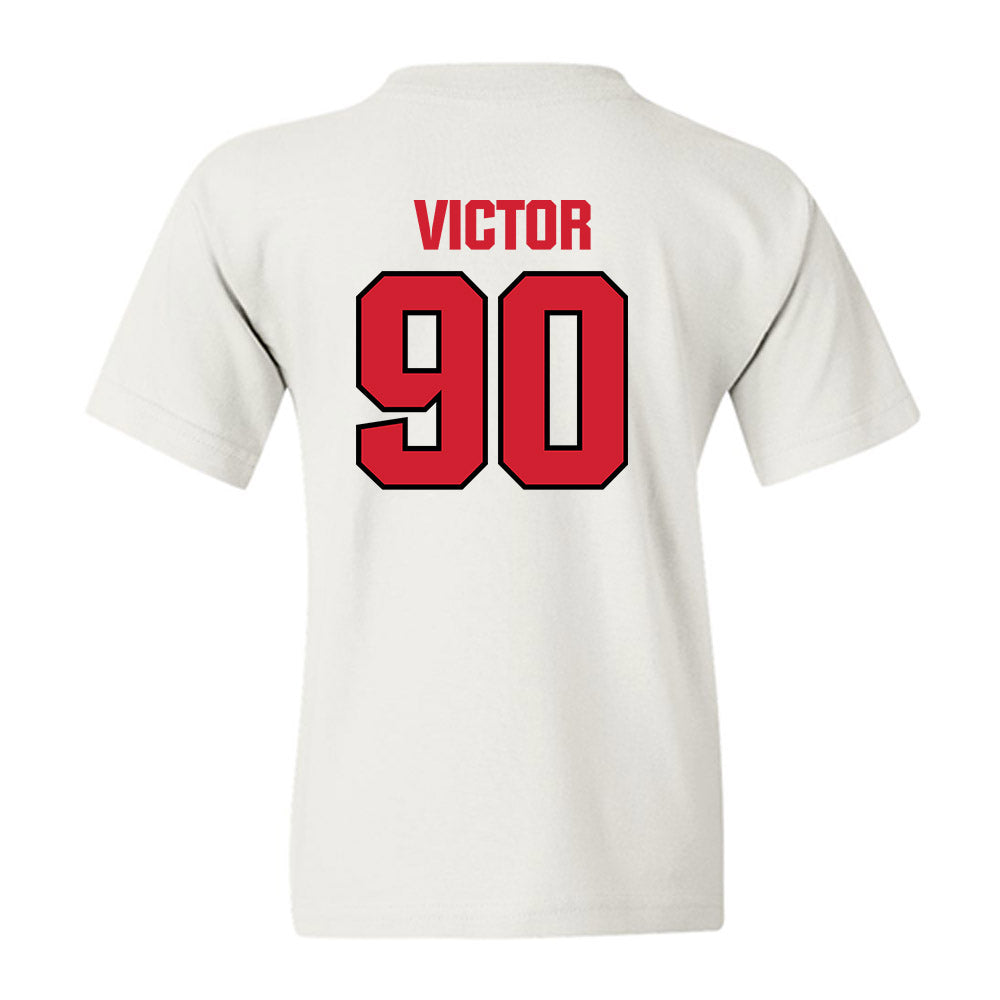NC State - NCAA Football : Josiah Victor - Classic Shersey Youth T-Shirt-1