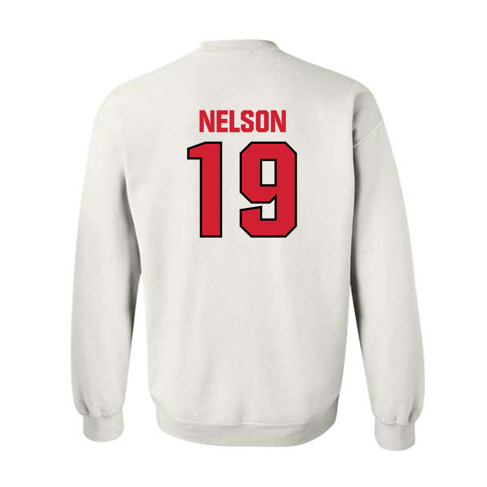 NC State - NCAA Football : DaKaari Nelson - Classic Shersey Crewneck Sweatshirt-1