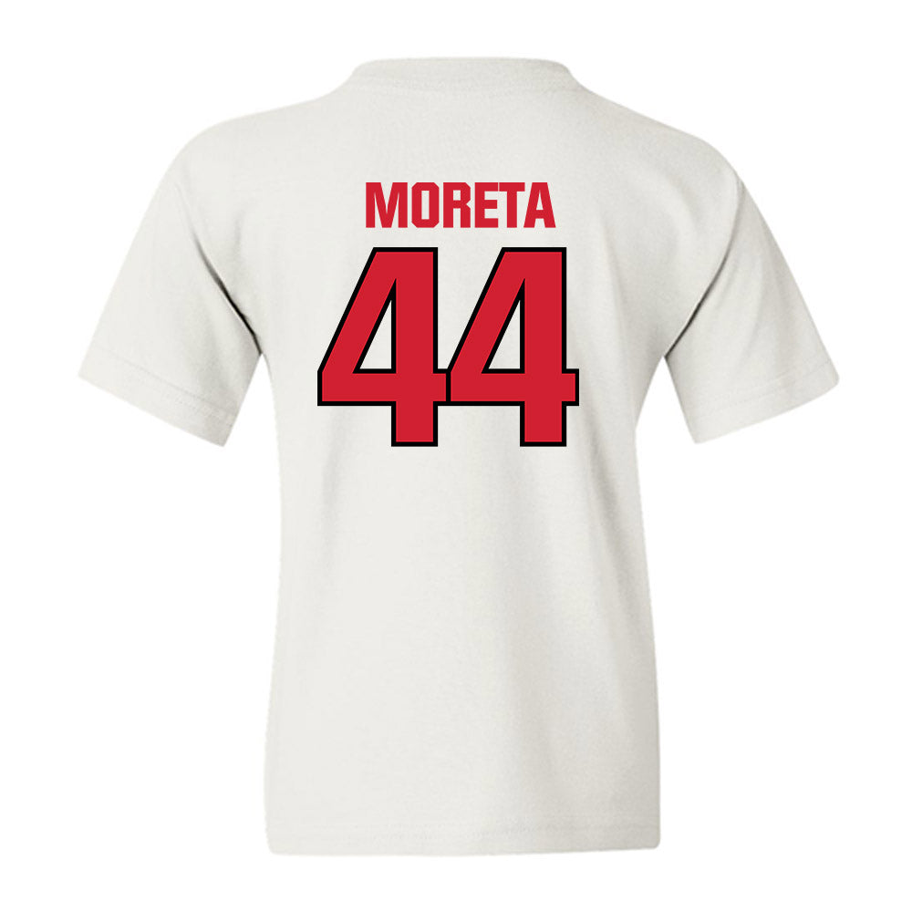 NC State - NCAA Football : Jordan Moreta - Classic Shersey Youth T-Shirt-1