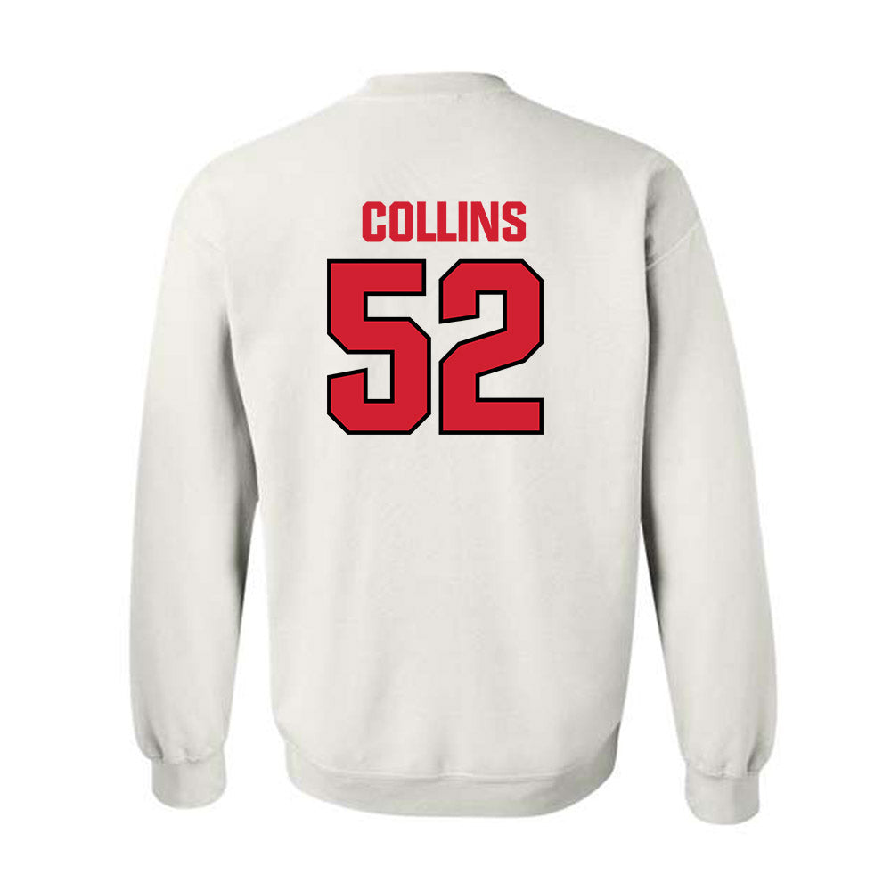 NC State - NCAA Football : David Collins - Classic Shersey Crewneck Sweatshirt-1