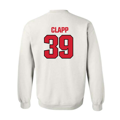 NC State - NCAA Football : Tristan Clapp - Classic Shersey Crewneck Sweatshirt-1