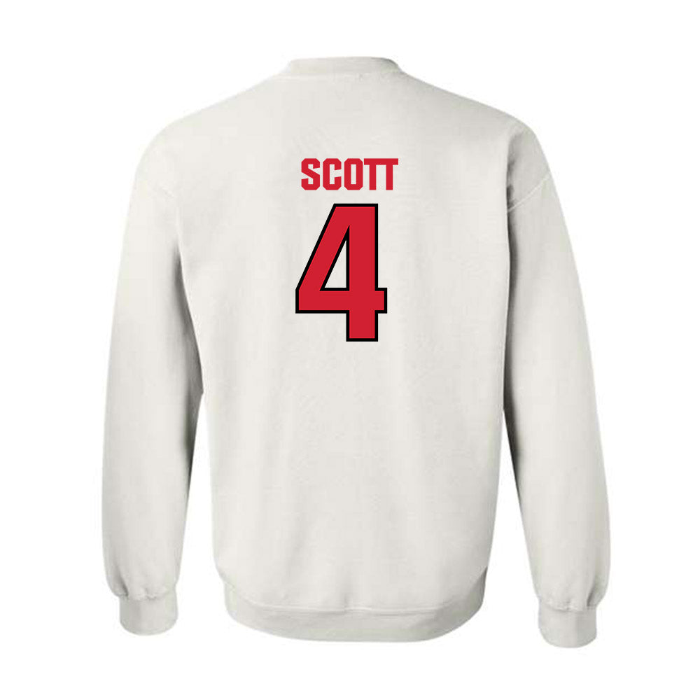 NC State - NCAA Football : Jayden Scott - Classic Shersey Crewneck Sweatshirt-1