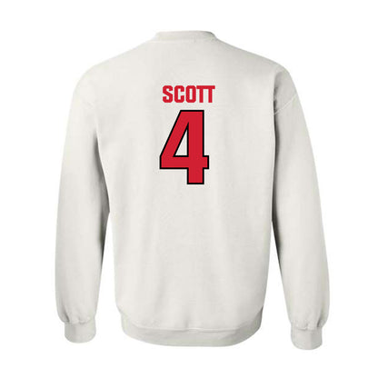 NC State - NCAA Football : Jayden Scott - Classic Shersey Crewneck Sweatshirt-1