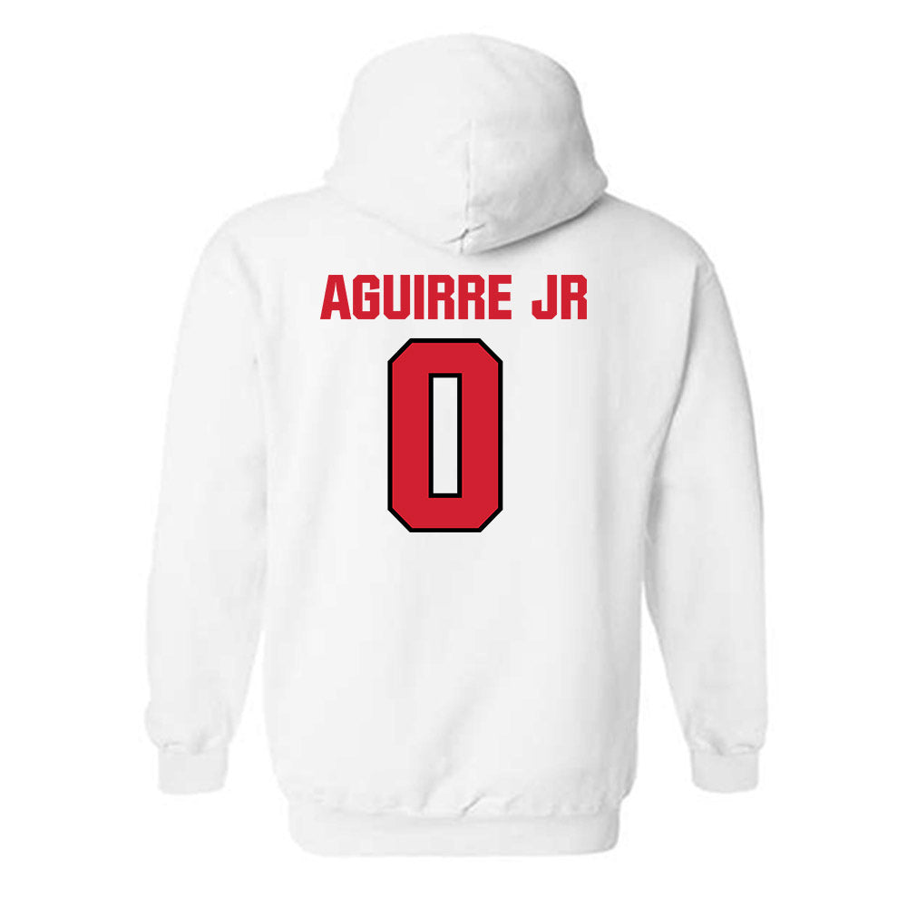 NC State - NCAA Football : Raul Aguirre JR - Classic Shersey Hooded Sweatshirt-1