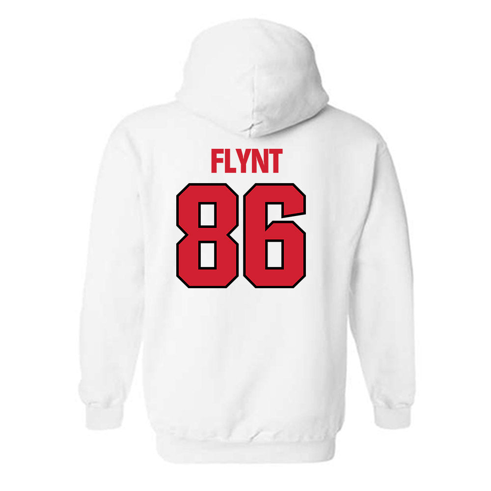 NC State - NCAA Football : Ian Flynt - Classic Shersey Hooded Sweatshirt-1