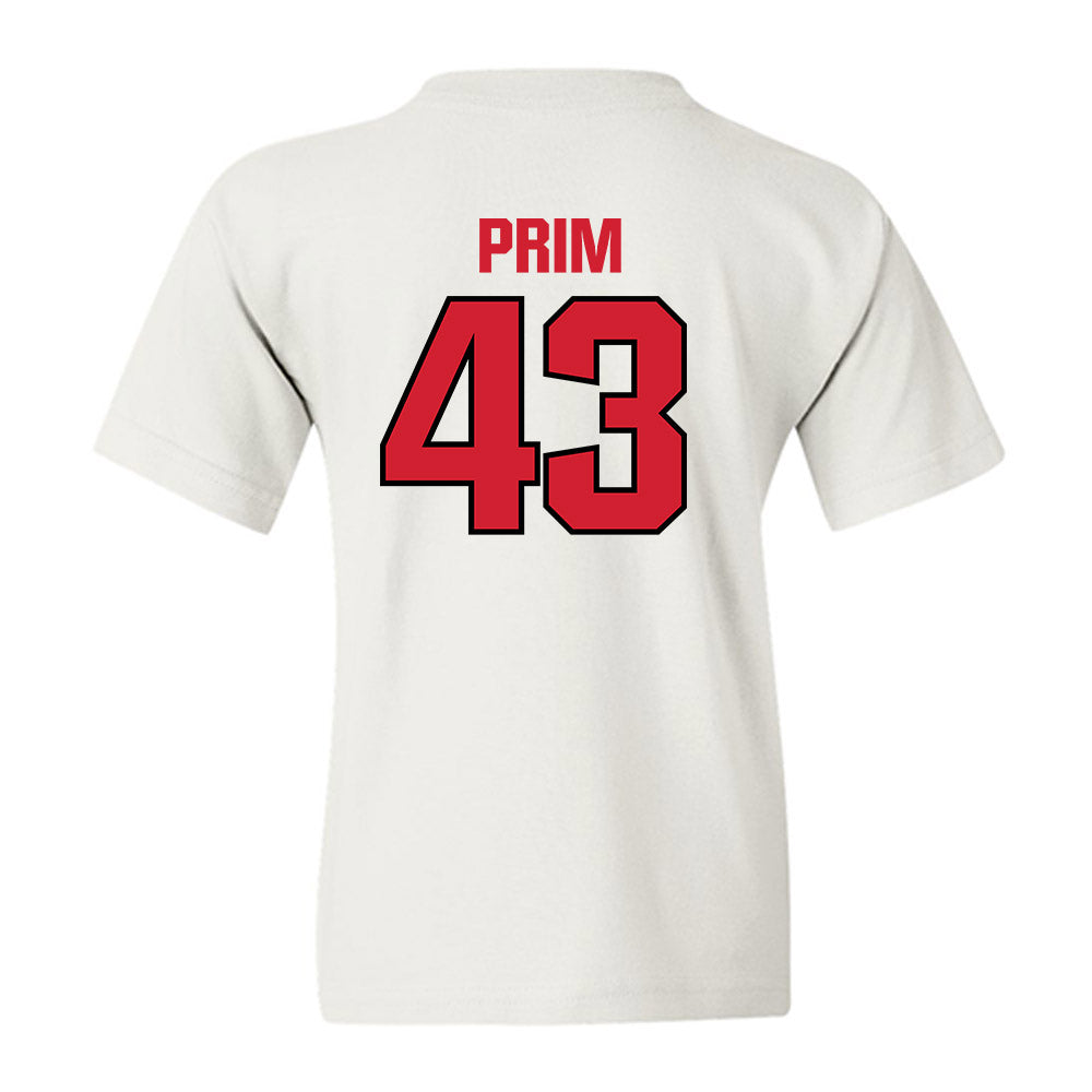 NC State - NCAA Football : AJ Prim - Classic Shersey Youth T-Shirt-1
