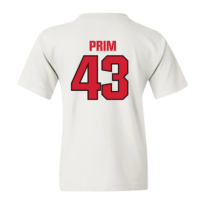 NC State - NCAA Football : AJ Prim - Classic Shersey Youth T-Shirt-1