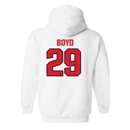 NC State - NCAA Football : RJ Boyd - Classic Shersey Hooded Sweatshirt-1