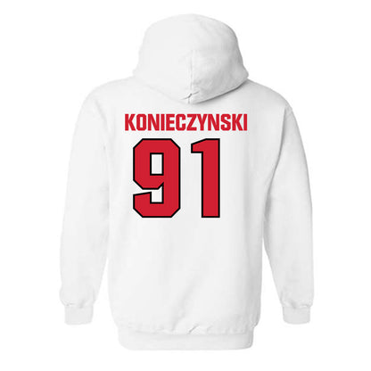 NC State - NCAA Football : Nick Konieczynski - Hooded Sweatshirt