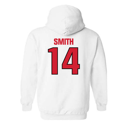 NC State - NCAA Football : Jacob Smith - Classic Shersey Hooded Sweatshirt-1