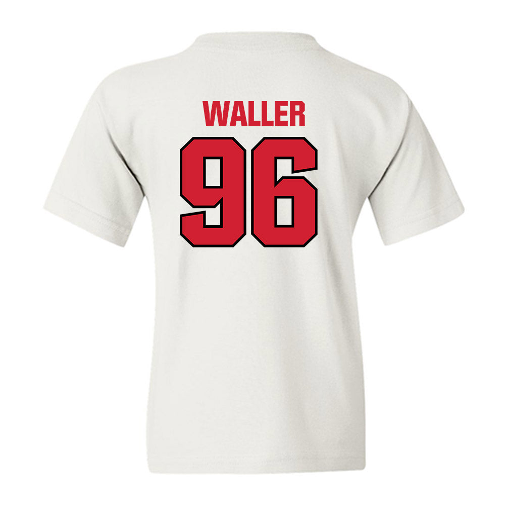 NC State - NCAA Football : Jackson Waller - Classic Shersey Youth T-Shirt-1