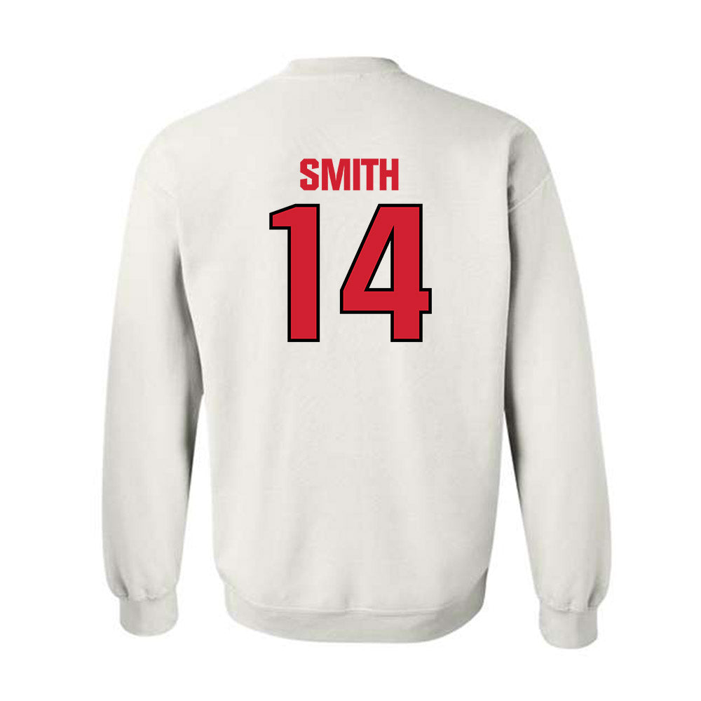 NC State - NCAA Football : Jacob Smith - Classic Shersey Crewneck Sweatshirt-1