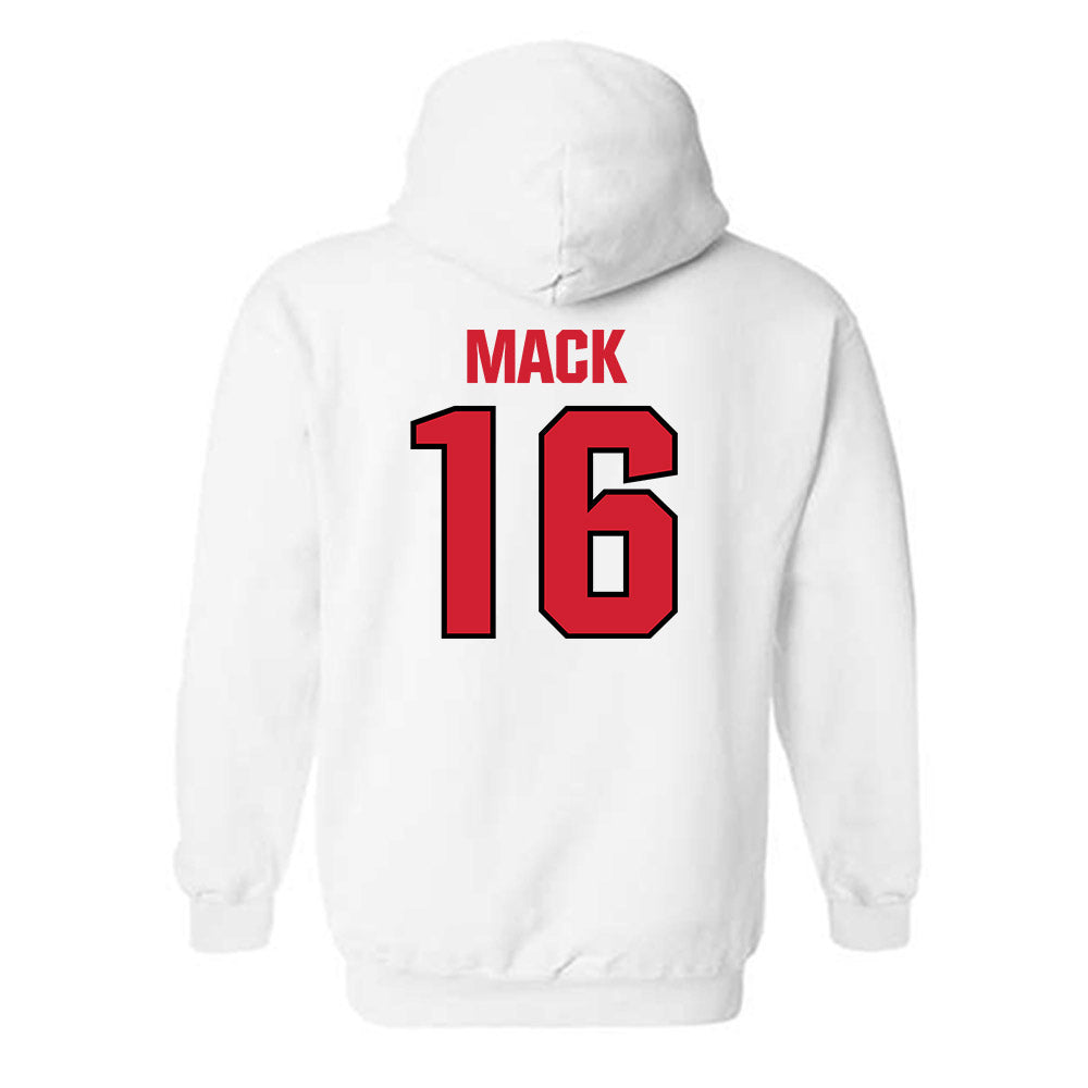 NC State - NCAA Football : King Mack - Classic Shersey Hooded Sweatshirt-1