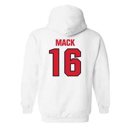 NC State - NCAA Football : King Mack - Classic Shersey Hooded Sweatshirt-1