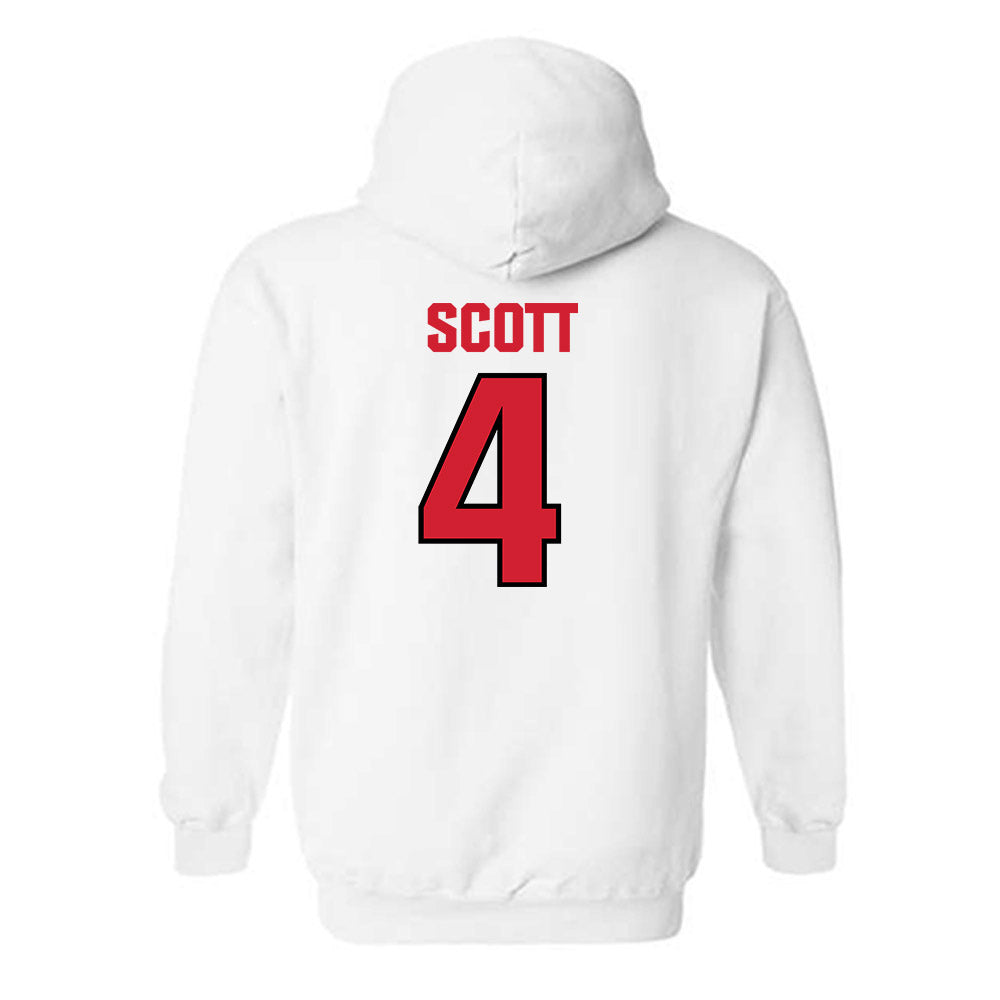NC State - NCAA Football : Jayden Scott - Classic Shersey Hooded Sweatshirt-1