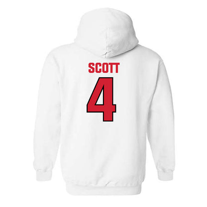 NC State - NCAA Football : Jayden Scott - Classic Shersey Hooded Sweatshirt-1