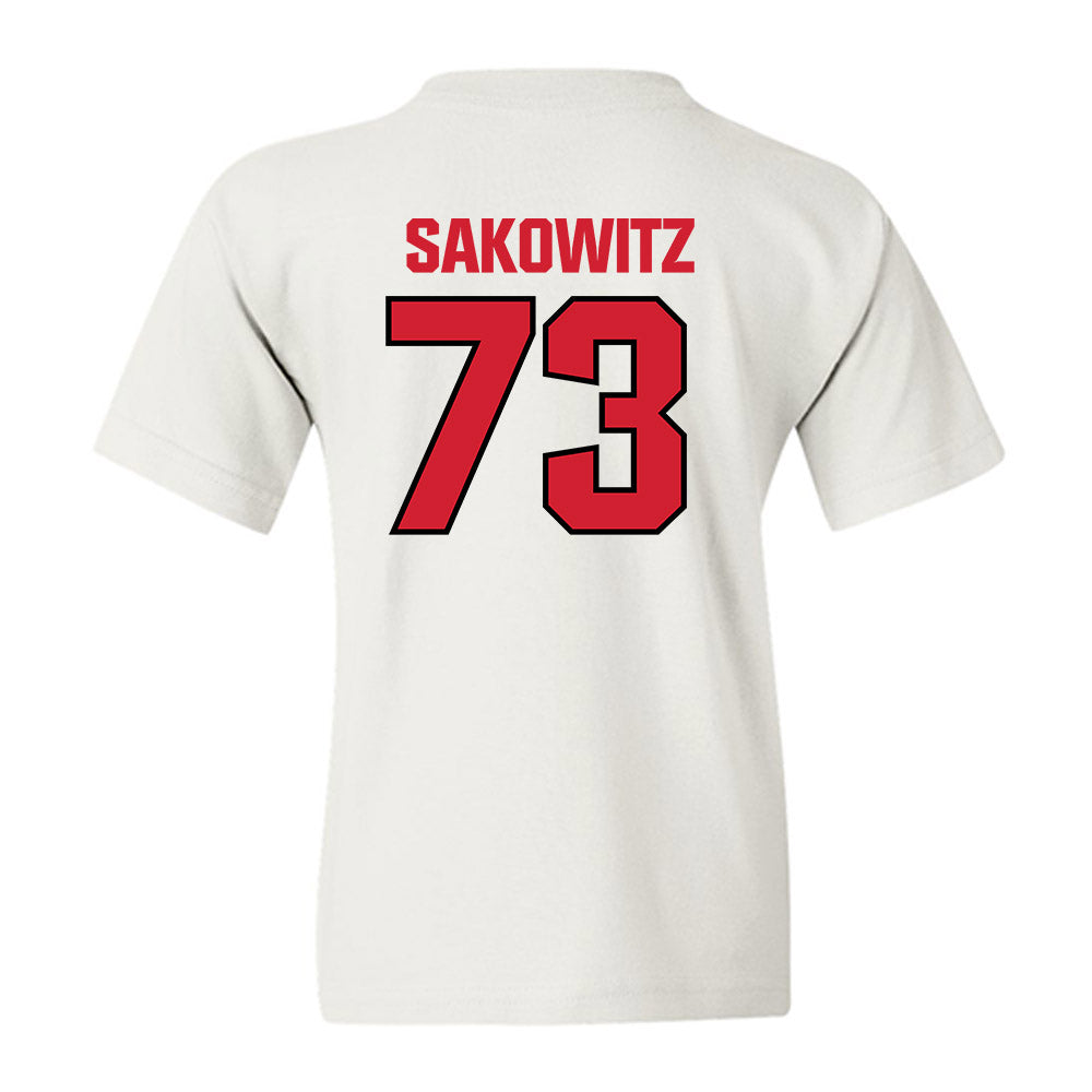 NC State - NCAA Football : Brady Sakowitz - Classic Shersey Youth T-Shirt-1