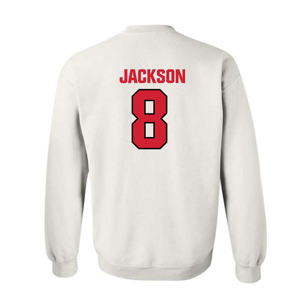 NC State - NCAA Football : Keenan Jackson - Classic Shersey Crewneck Sweatshirt-1