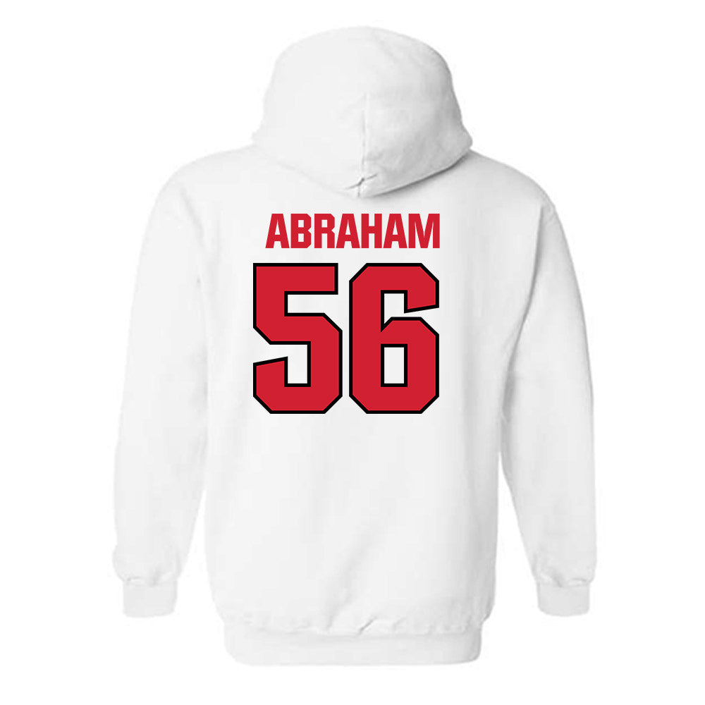 NC State - NCAA Football : Omarian Abraham - Classic Shersey Hooded Sweatshirt-1