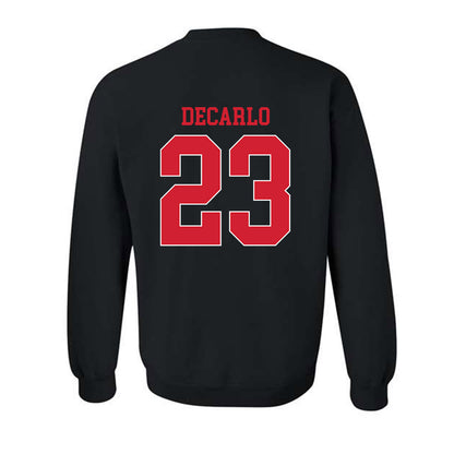 NC State - NCAA Baseball : Vincent DeCarlo - Sports Shersey Crewneck Sweatshirt-1