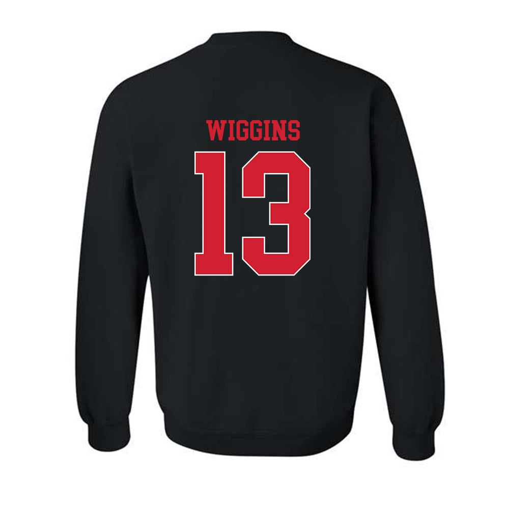 NC State - NCAA Baseball : Andrew Wiggins - Sports Shersey Crewneck Sweatshirt-1