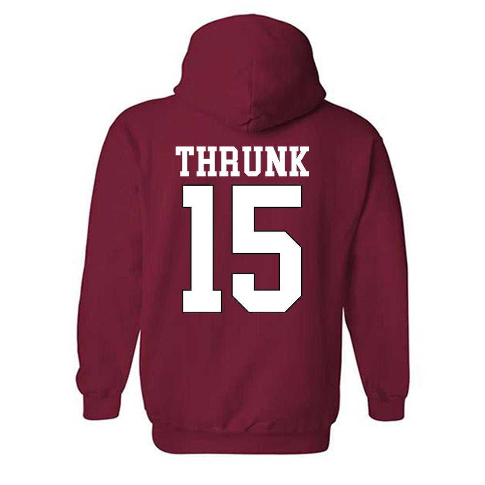 NC State - NCAA Softball : Teagan Thrunk - Sports Shersey Hooded Sweatshirt