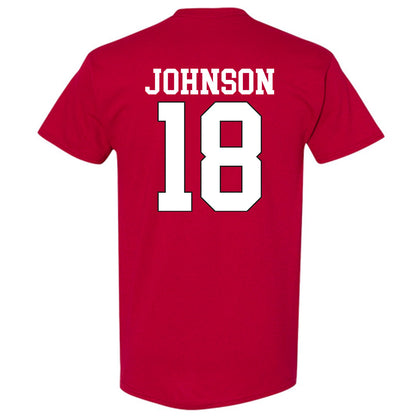 NC State - NCAA Softball : Sarah Johnson - Sports Shersey T-Shirt-1