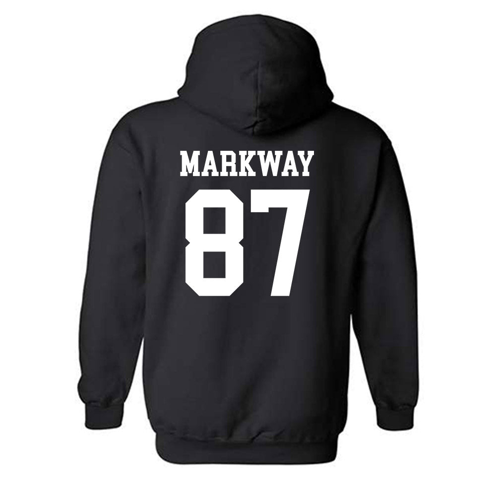 Nebraska - NCAA Football : Mac Markway - Generic Shersey Hooded Sweatshirt-1