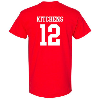 Nebraska - NCAA Baseball : Cole Kitchens - Sports Shersey T-Shirt-1