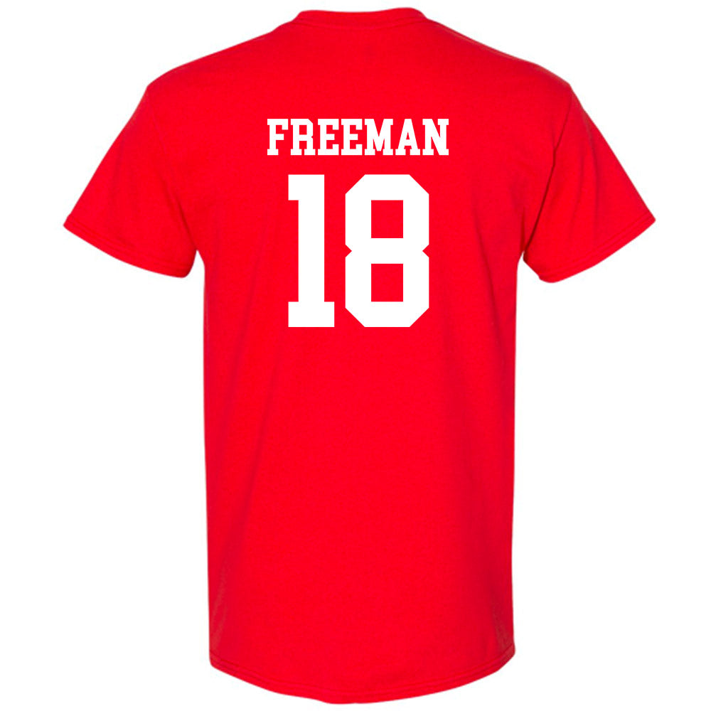 Nebraska - NCAA Baseball : Preston Freeman Freeman - Sports Shersey T-Shirt-1