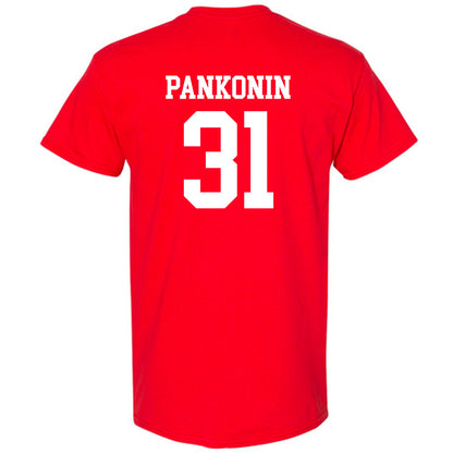 Nebraska - NCAA Baseball : Auden Pankonin - Sports Shersey T-Shirt-1