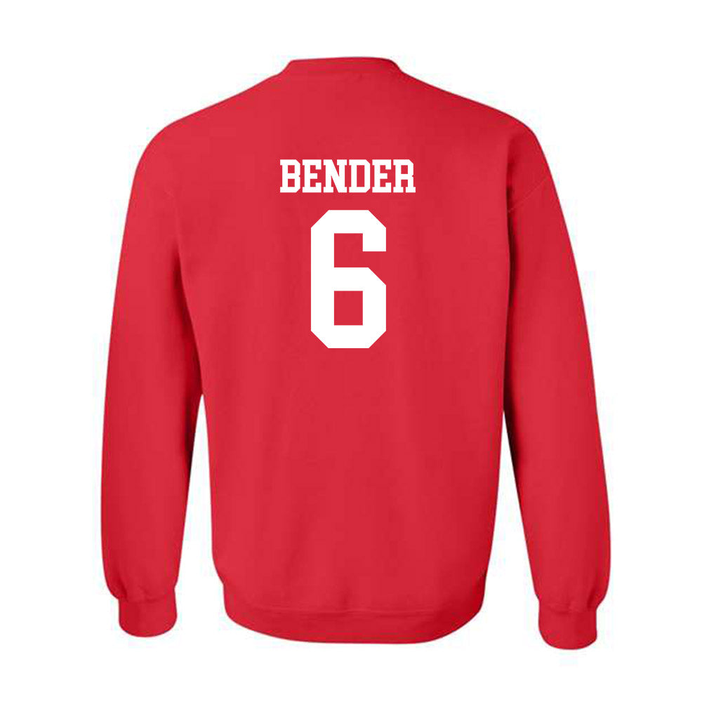 Nebraska - NCAA Baseball : Pryce Bender - Sports Shersey Crewneck Sweatshirt-1