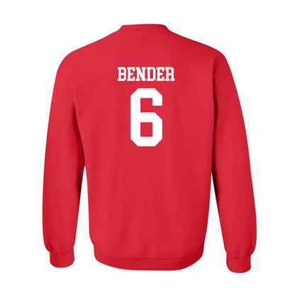 Nebraska - NCAA Baseball : Pryce Bender - Sports Shersey Crewneck Sweatshirt-1