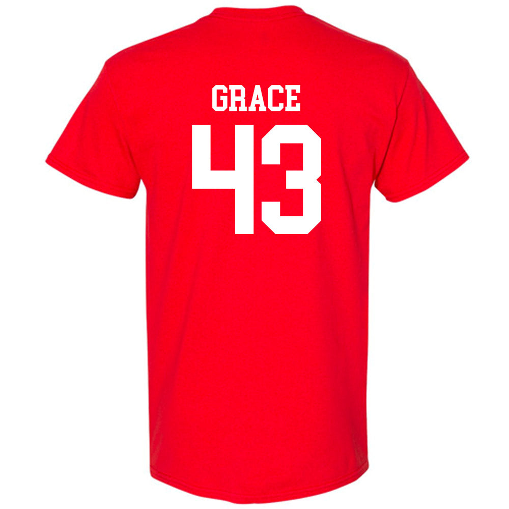 Nebraska - NCAA Baseball : Cooper Grace - Sports Shersey T-Shirt-1