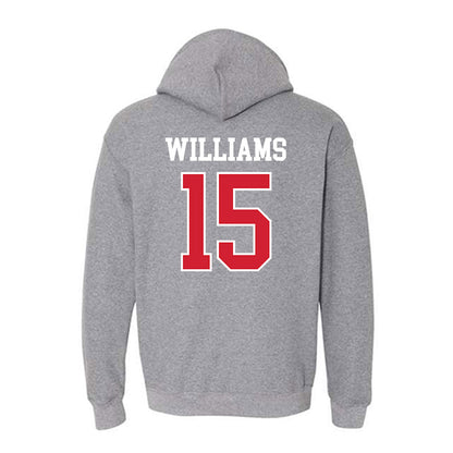 Nebraska - NCAA Softball : Kennadi Williams - Sports Shersey Hooded Sweatshirt-1