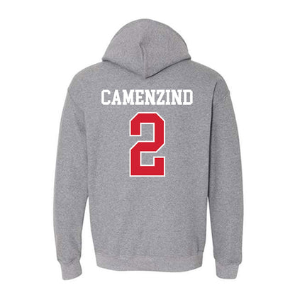 Nebraska - NCAA Softball : Lauren Camenzind - Sports Shersey Hooded Sweatshirt-1