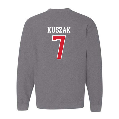 Nebraska - NCAA Softball : Ava Kuszak - Sports Shersey Crewneck Sweatshirt-1