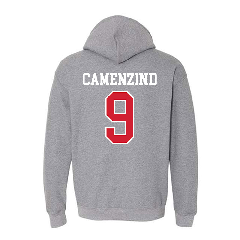 Nebraska - NCAA Softball : Hannah Camenzind - Sports Shersey Hooded Sweatshirt-1