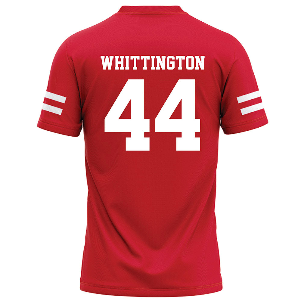 Nebraska - NCAA Football : Jahsear Whittington - Red Football Jersey-1