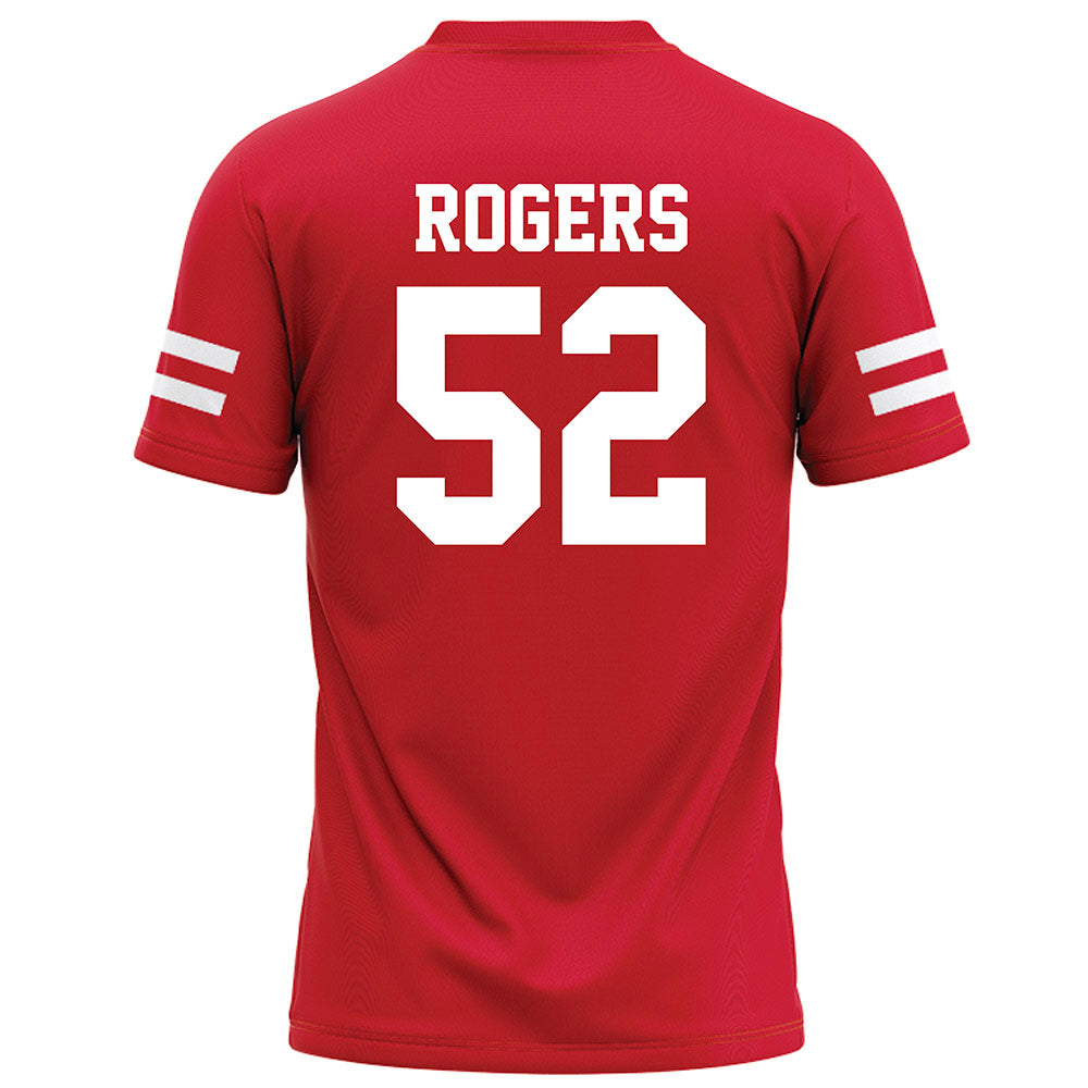 Nebraska - NCAA Football : Dylan Rogers - Red Football Jersey-1