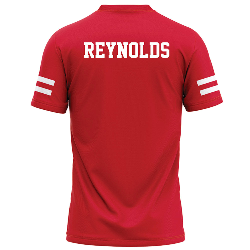Nebraska - NCAA Football : Jase Reynolds - Red Football Jersey-1