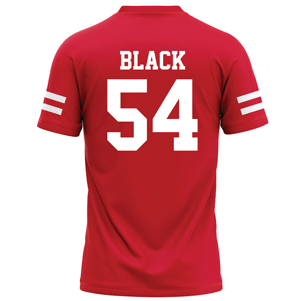 Nebraska - NCAA Football : Brendan Black - Red Football Jersey-1