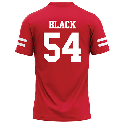 Nebraska - NCAA Football : Brendan Black - Red Football Jersey-1