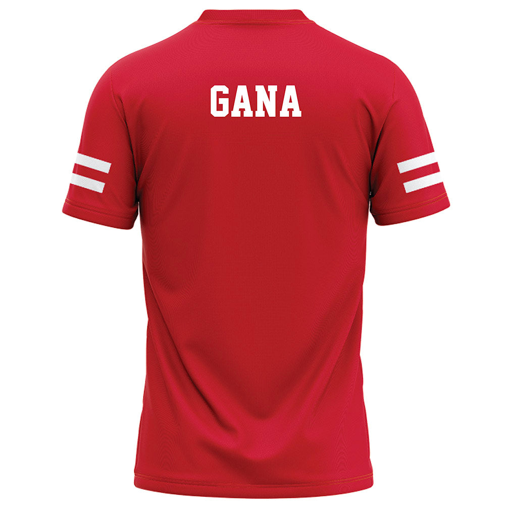 Nebraska - NCAA Football : Kyson Gana - Red Football Jersey-1