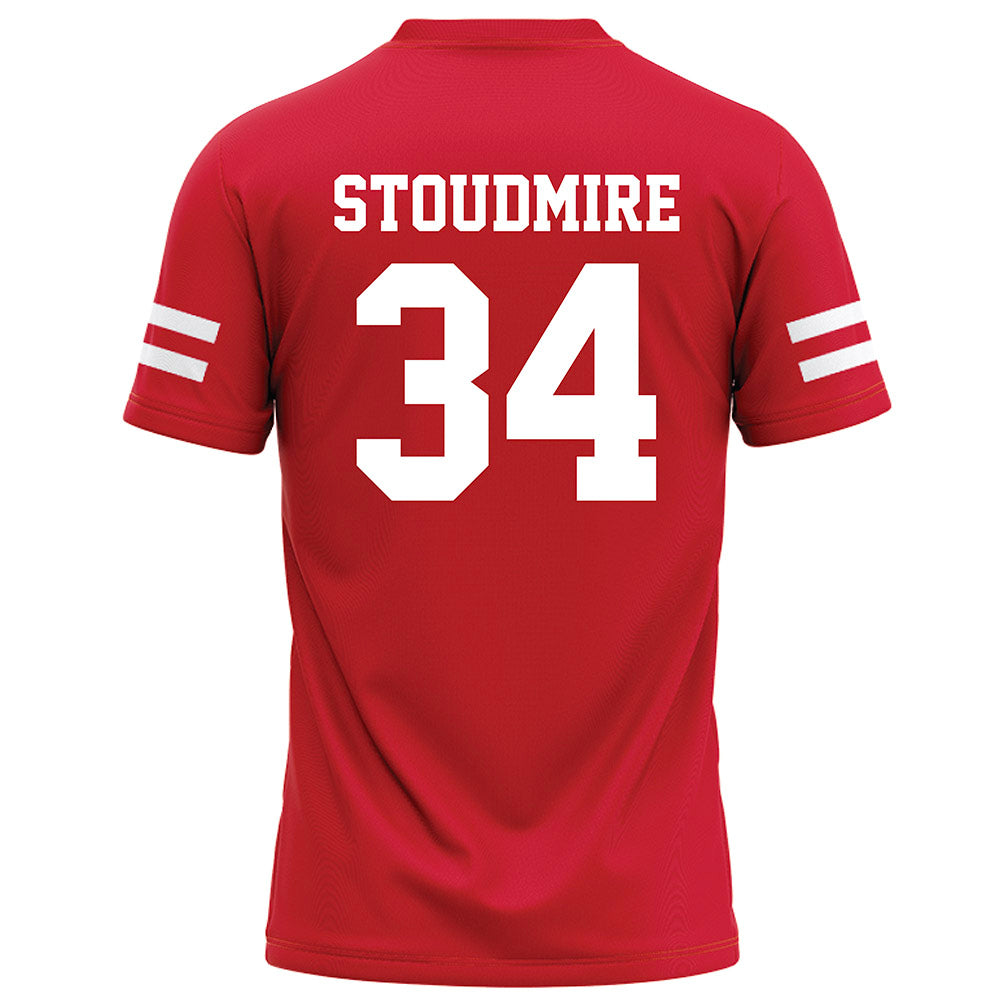Nebraska - NCAA Football : Owen Stoudmire - Red Football Jersey-1